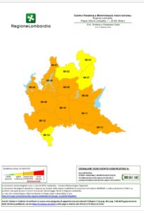 Meteo, avviso di Regione Lombardia per lunedì 13 agosto